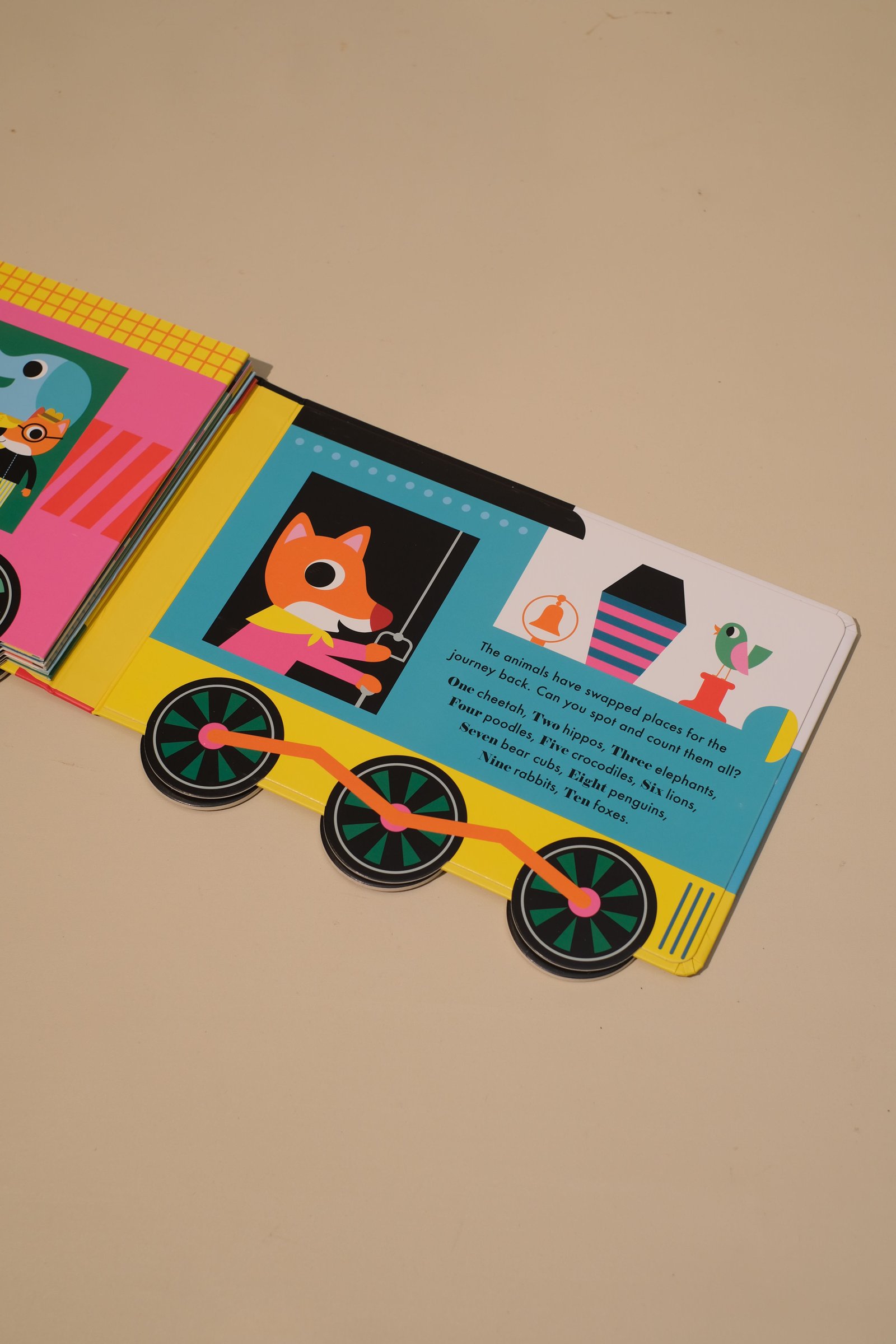 Board books flat lay