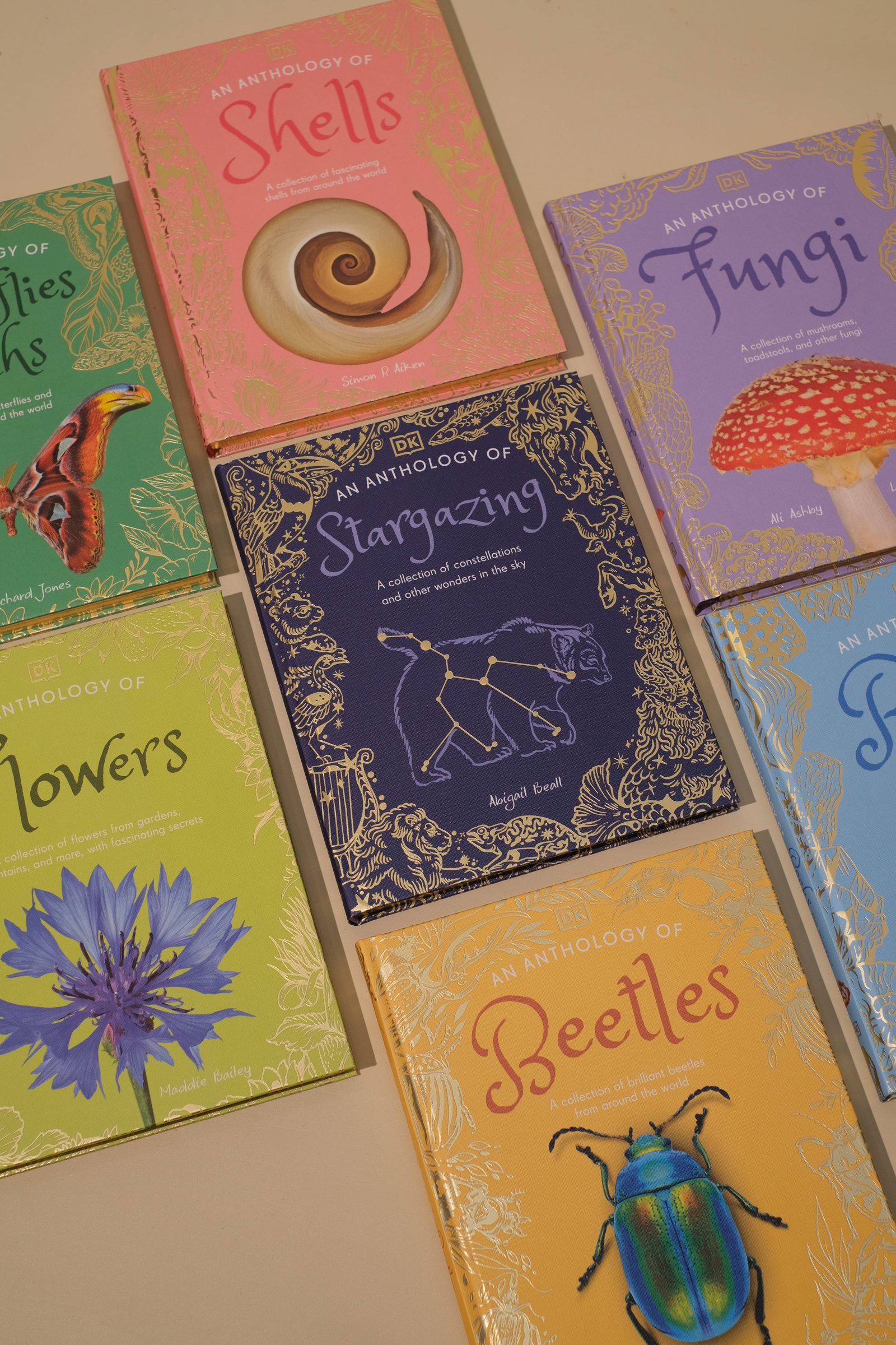 Stack of curated children's books